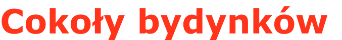 Cokoły bydynków